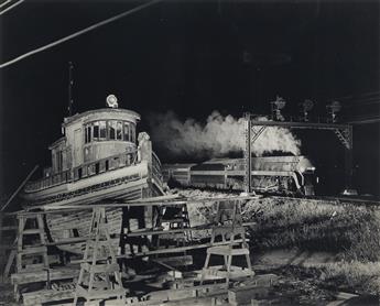 O. WINSTON LINK. Night Trick on the Norfolk and Western Railway.